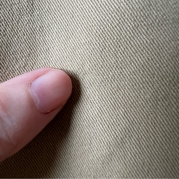 J. Crew Andie Cropped Chino Pants with Red Piping Tan 6 Tall - Picture 6 of 7